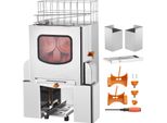 Spremiagrumi Commerciale Di Succebuy, 120 W, Automatico. Spreme 20 Arance Al Minuto. Pressa In Acciaio Inox Con Filtro Estraibile, Coperchio E 2 Contenitori Per La Raccolta Delle Bucce.