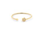 Armspange Tommy Hilfiger "Schmuck Edelstahl Armschmuck Armspange Crystal", Bunt (Gelbgoldfarben, Weiß, Blau, Rot, Champagner), ArmbäNder, Damen, Edelstahl, Armspange, Mit Glasstein