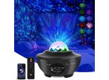 Proiettore Led Cielo Stellato 21 Modalità Di Luce Lampada Galaxy Effetto Onda D'acqua Luce Notturna Altoparlante Bluetooth