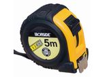 Ironside 150-212 Metro A Rullo Con Arresto 5 M Nastro Da 25 Mm, Gommato, Giallo/Nero