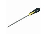 Ironside 137-068 Lima Tonda Taglio 200 Mm Manico Bicomponente, Grigio/Nero/Giallo