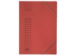 Elba 400010059 Raccoglitore Angolare Chic, Cartone (Rc), 320 G/M², A4, Rosso