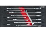 Vigor V6721 Set Di Chiavi A Doppia Mappa ∙Profilo Esagonale Esterno ∙ 6 X 7 - 30 X 32 ∙ Numero Di Utensili: 12