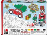 Marabu 406000013908 Marabu Window Colour Set "Xmas Traditional"", 6 X 25 Ml"