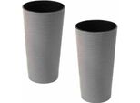Siena Garden Fioriera Locon Set Di 2 30 Cm Grigio