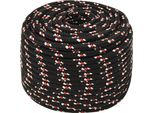 Vidaxl Corda Per Barca Nera 14 Mm 25 M Polipropilene