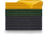 Set Di 16 Panni In Microfibra Blumtal, Altamente Assorbenti - Panni In Microfibra Senza Pelucchi Per Tutti Gli Usi, Panni Per La Pulizia Senza Striature, Strofinacci, 355 Gsm, 30X40 Cm