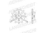 Pignone Supersprox 520 - 12T Cst-1573:12|Dentatura Grossa 21,4/25,0