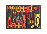 Ks Tools Ergotorque Set Di Pinze Vde Con Inserto In Schiuma 17 Pezzi - 117.6117