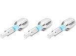 Bit 2204N-2,5/3 ∙ 1/4 Di Pollice (6,3 Mm) Esagono Pieno ∙ Profilo Esagonale Interno ∙ 3 Pezzi ∙ Sw 2,5 Mm
