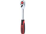 Ks Tools 1/2" Chromeplus Cricchetto Reversibile 72 Denti Impugnatura In Plastica - 915.1290"