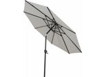 Ombrellone Siena Garden Bosco A Palo Centrale Antracite/Grigio Chiaro Ø 300 Cm Struttura Alluminio Antracite