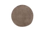 Tappeto Interiyou A Pelo Alto Sofia Taupe ø 250 Cm Rotondo