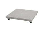 Siena Portaombrelli Da Giardino Granit Ennio Base120 Kg Grigio Chiaro Con Ruote