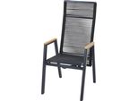 Siena Garden Bologna Dining Move, Corda, Alluminio, Braccioli In 100% Teak