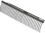 Rastrello Per Prato 32 Zinco Siena Garden. 60 Cm