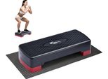 "Km-Fit Aerobic Stepper Regolabile In Altezza A 2 Vie | Step-Bench Fino A 200 Kg"