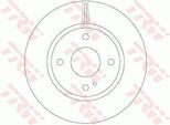 2X Disco Freno Trw DF6399 Per Ford Fiesta Mk6 Hatchback (JA8 JR8) 43 9Mm