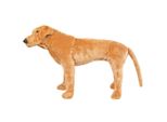 Vidaxl Cane Labrador Giocattolo Morbido In Piedi Peluche Marrone Chiaro Xxl