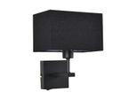 Italux Norte Lampada Da Parete Moderna Nera Opaca WL-1122-1-A-BM-RC-BL