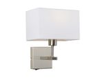 Italux Norte Lampada Da Parete Led Moderna In Nichel WL-1122-1-A-SN-RC-WH