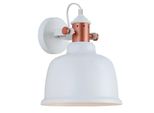 Italux Treppo Led Lampada Da Parete Industriale Bianca MBM-2987/1 W