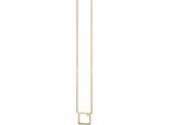 Cai Collana In Argento Sterling 925/- 39+4 Cm Zirconi Gialli Bianchi 273250117-44