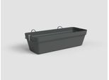 Artevasi - Set Balcone Capri Re 50 Cm V2 Antracite 50,2 X 28,5 X H20 Cm - 1,45 L