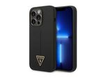 Guess Guhcp14Xsltgk Iphone 14 Pro Max6,7 Czarny/Nero Custodia Rigida In Silicone Triangolo