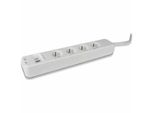 Scs Sentinel Sentinel Smartplug, 4 Prese, USB-C, Bianco, 240V