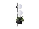Lampada Da Parete Due Sfere Bianche Plant 2Xe14 / E27 40W Zuma Line