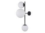 Italux Vailante Lampada Da Parete Moderna Nera WL-31221-3A-SBL