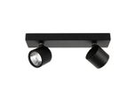 Italux Boniva Led Lampada Da Parete E Soffitto Moderna In Nero SPL-2854-2B-BL