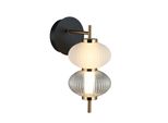 Lampada Da Parete Decorativa Per Soggiorno Tonalità Di Vetro Led Colore Caldo 8W Testa Italux