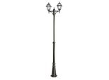 Retro 285 Cm 2Xe27 Nero IP43 SU-MA Lanterna Da Giardino In Vetro Colorato Ogmwn 2 N