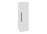 Haaus Kos Colonna Scaffale Soggiorno, Un'anta, 3 Scomparti, 30 L X 30 L X 95 H Cm, Bianco, Melamina
