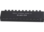 Amplificatore Audio Stereo, Amplificatore Per Cuffie A 10 Canali, Splitter Audio Multicanale, Splitter Amplificatore Per Cuffie, Amplificatore Per Cuffie Stereo, Amplificatore Audio A 1 Ingresso E 10 Uscite