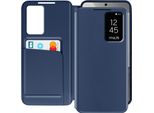 Avizar, Cover Per Samsung Galaxy S25 E S24 Con Sportello Per Schede, Blu Scuro