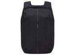Laptoprucksack SAMSONITE SECURIPAK 2.0 Backpack 15.6, Gr. B/H/T: 33cm x 44,5cm x 18cm, schwarz, Polyester, unifarben, modisch, Rucksäcke, Rucksack Freizeitrucksack Cityrucksack Backpack Schulrucksack