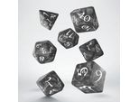 Q-Workshop Gioco Di Ruolo Classico - Set Di Dadi Smoke & White (7)