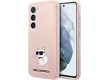 Karl Lagerfeld Klhcs23Ssnchbcp S23 S911Hardcase RóżOwy/Pink Silicone Choupette