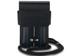 Torebka Bmw Bmpsp15Xmscakl Portafoglio Borsa Czarny/Nero Carbonio Strisce Blu