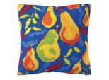 Confezione Di Cuscini Da Ricamo A Punto Croce Cda "Pattern Pears"", Stampati, 40X40Cm"