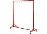 Cavalletto Per Verniciatura Vevor, Regolabile In Altezza Da 1,5 A 2,1 M, Capacità Di Carico Di 30 Kg, Cavalletto Per Verniciatura Di Autoveicoli, Cavalletto Per Asciugatura Vernici Con 8 Ganci E 4 Ruote Piroettanti