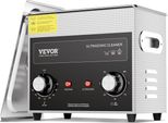 Vevor 3L Pulitore Ad Ultrasuoni Con Timer Di Riscaldamento E Cestello Macchina Digitale Professionale A Cavitazione Sonica, 120 W Macchina Di Pulizia Per Strumenti Di Orologio Occhiali Monete Parti Metalliche Strumenti Argento