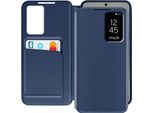 Avizar, Cover Per Samsung Galaxy S25 Con Sportello Per Schede, Blu Scuro