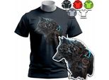 Modelli Di Magliette Da Uomo Tra Cui Scegliere - Wolf Wolf Alpha Animal Sigma - M