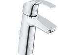 Grohe Eurosmart Standard Mitigeur Monocommandé Pour Lavabo, M-Size, Saillie 110Mm, Vidage à Tirette, 23322001, 23322001