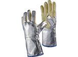 Guanti Di Protezione Termica A 5 Dita Misura Universale Giallo/Argento C.Allumin.Preox-Aramide