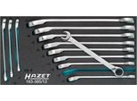 Hazet 163-385/12 163-385/12 Ratcheting Crowfoot Wrench Set 12-Piece Spanner Size (Metric) 8 - 19 Mm